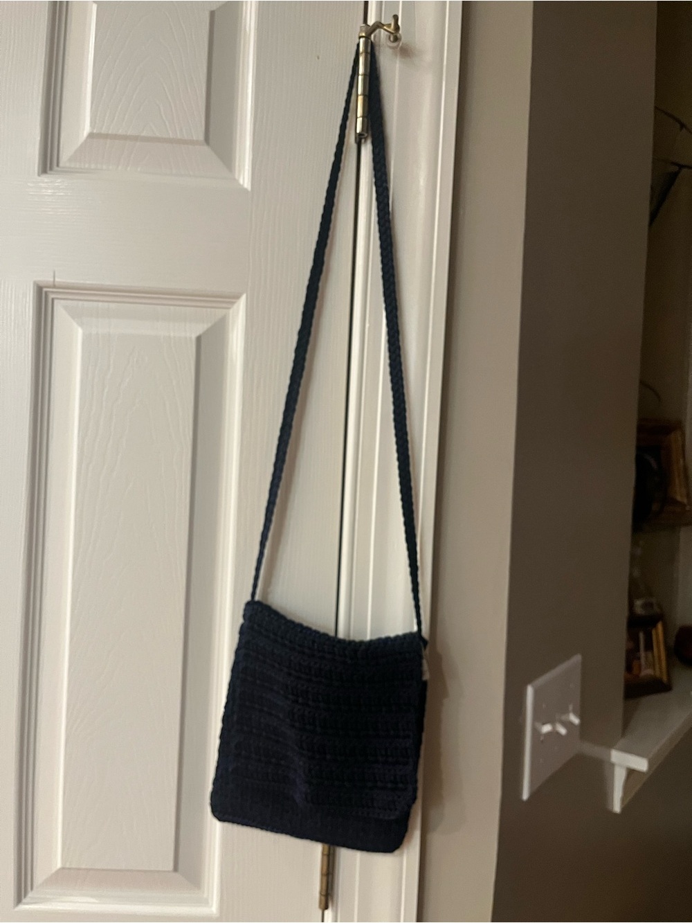 The Sak Navy  Crochet Crossbody Bag